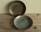 Semi-deep plate (Olive green)