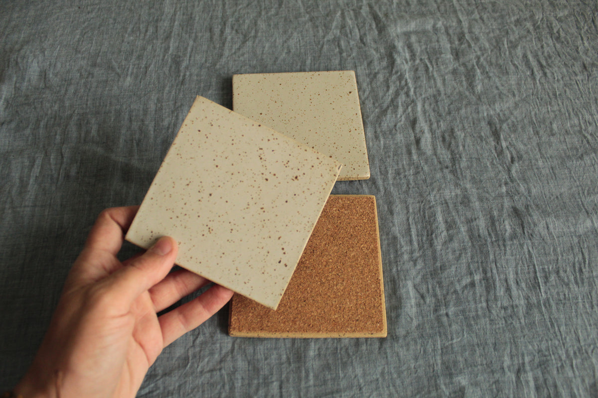 Coaster / Souver (speckled white)
