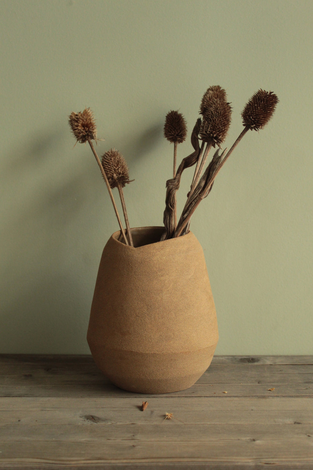 Desert sand vase