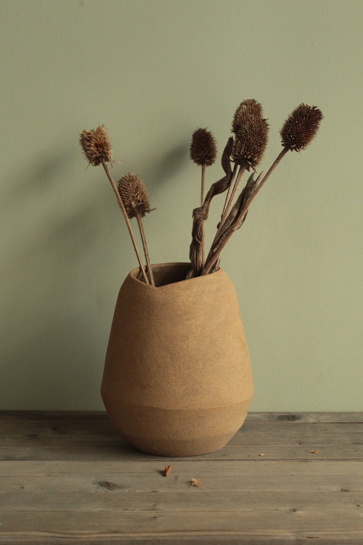 Desert sand vase
