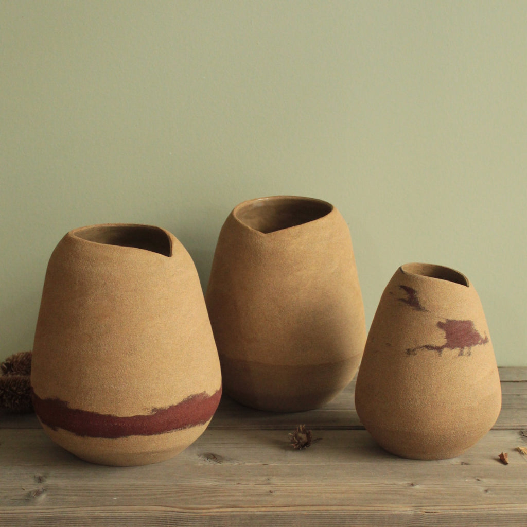 Desert sand vase