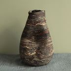 Crumpled geology vase