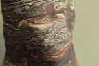 Crumpled geology vase