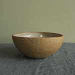 Load image into Gallery viewer, Yellow bowl with silky white glaze

