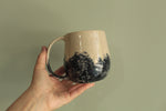 Load image into Gallery viewer, 400ml White mug with blue or green design
