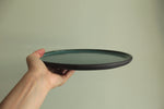 Load image into Gallery viewer, Botanical green dinner plate
