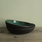 Botanical Green pasta plate