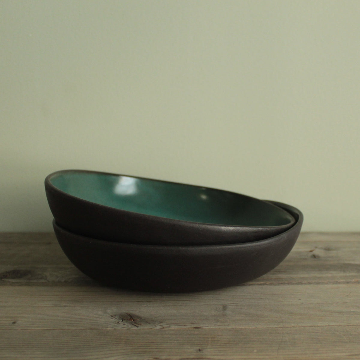 Botanical Green pasta plate