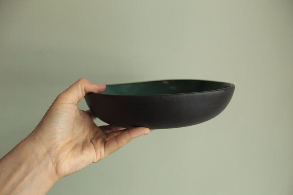 Botanical Green pasta plate