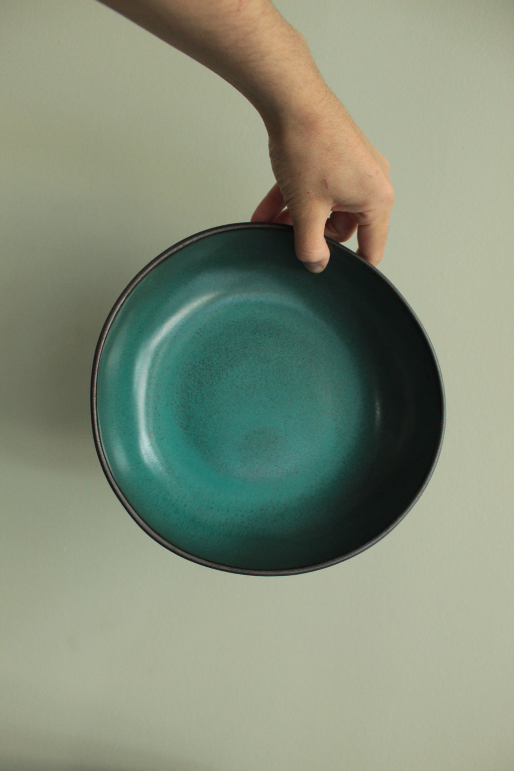 Botanical Green pasta plate