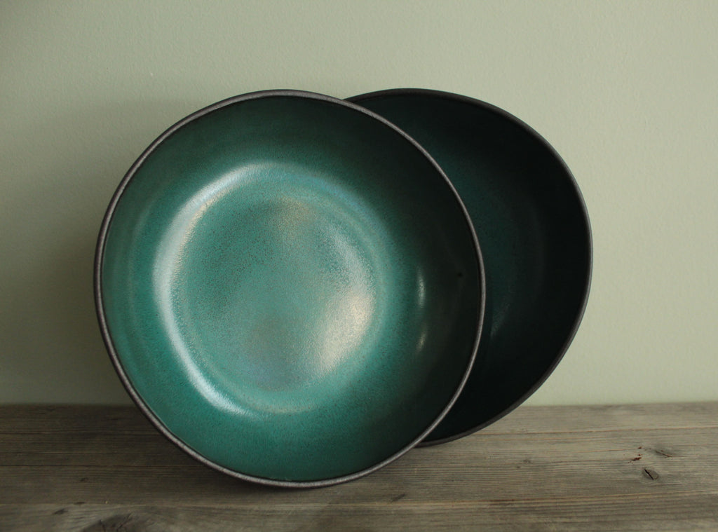 Botanical Green pasta plate