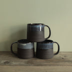 300ml Textured fog blue mug