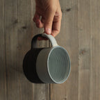 300ml Textured ice white mug