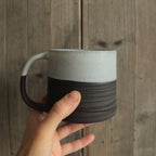300ml Textured ice white mug
