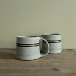 Load image into Gallery viewer, 300ml Textured double lined ice white mug

