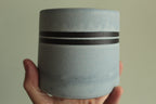 300ml Textured double lined ice white mug