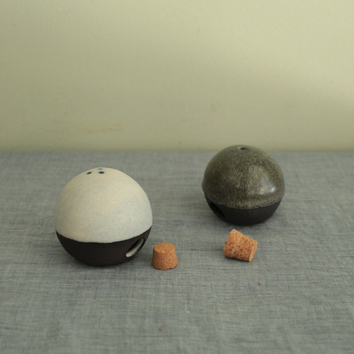 Set of salt and pepper shakers
