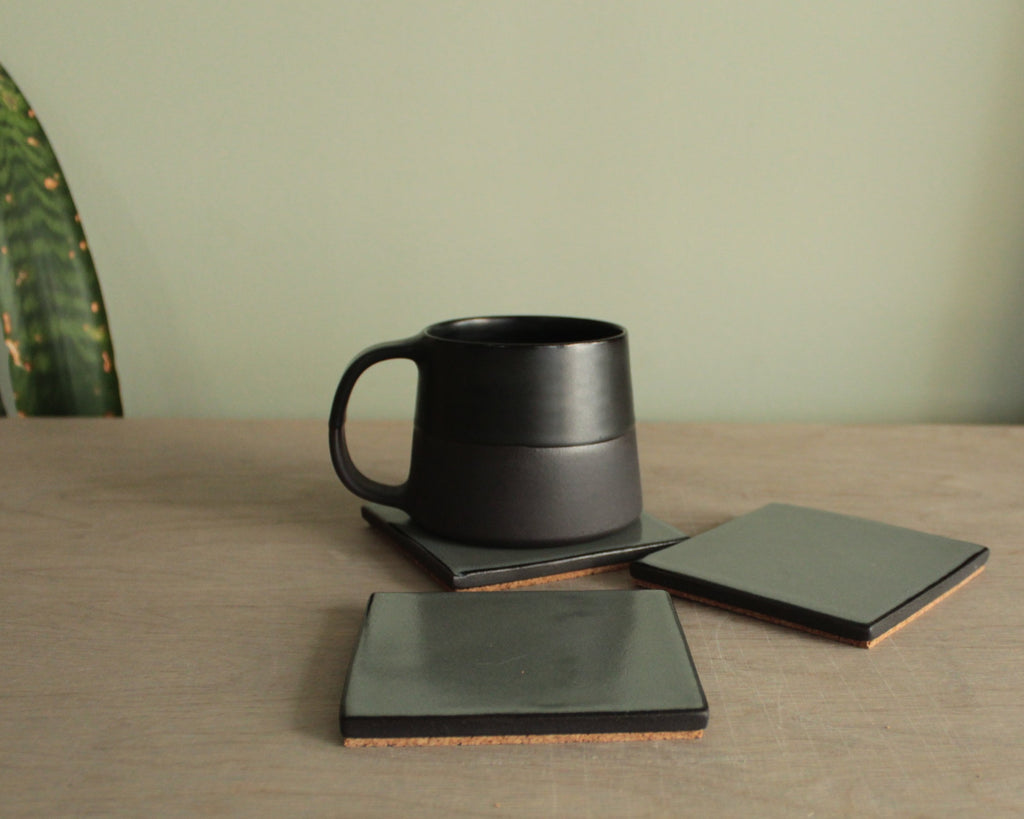 Coaster / Souver (dark sage)