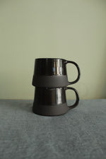 Load image into Gallery viewer, 300/400ml Glossy black mug
