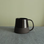 300/400ml Glossy black mug