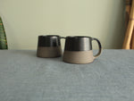 Load image into Gallery viewer, 200ml Black on grey mug
