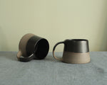 Load image into Gallery viewer, 200ml Black on grey mug
