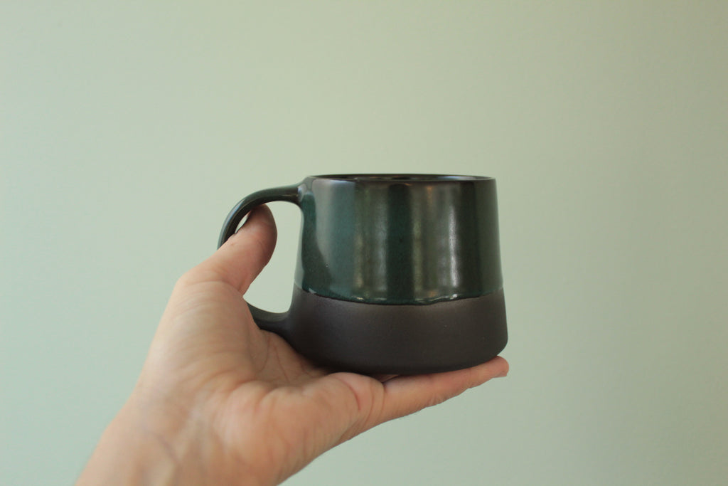200ml Botanical green mug