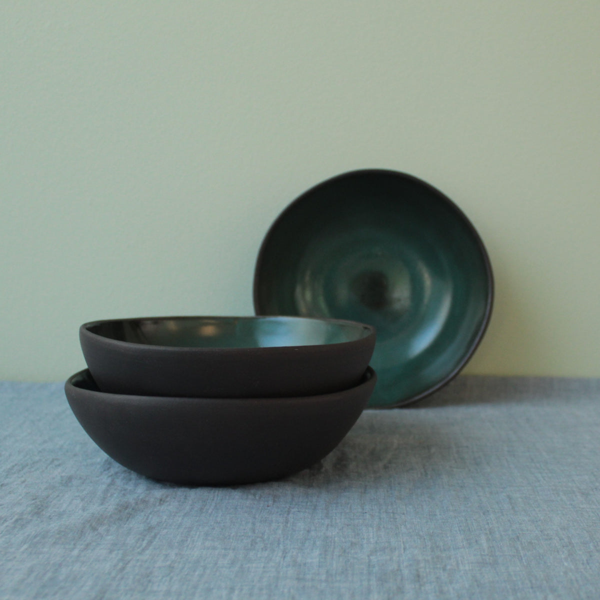 Botanical green bowl size 2