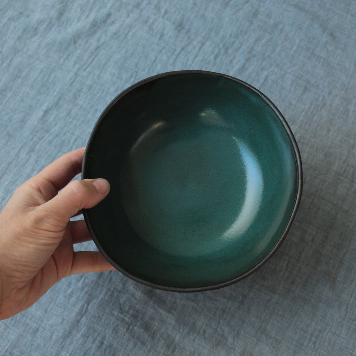Botanical green bowl size 2