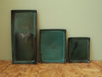 Rectangular serving platter - botanical green