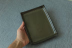 Rectangular serving platter - olive green