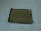 Rectangular serving platter - olive green