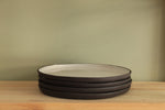 Load image into Gallery viewer, Custom order - 8 black and white dinner plates for Carlos
