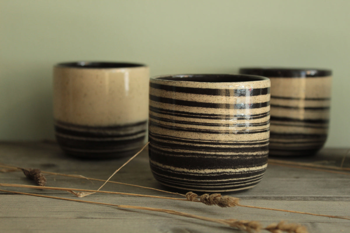 Marble effect cup