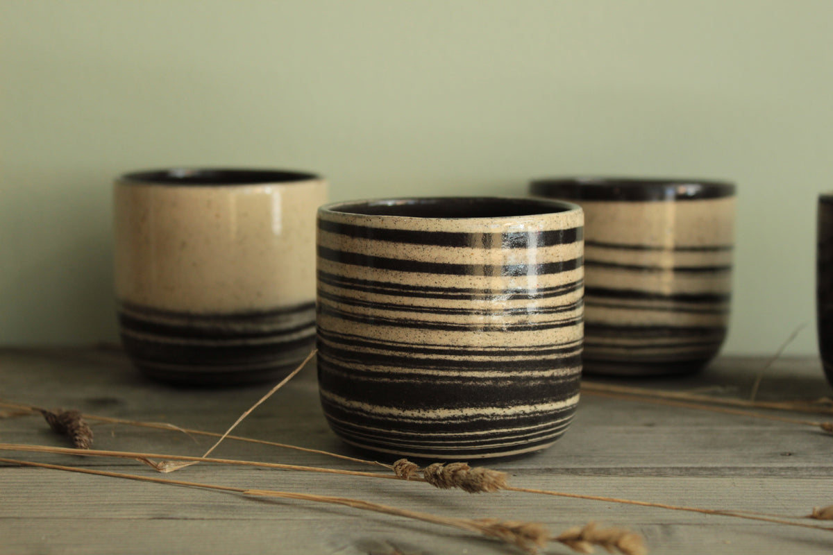 Marble effect cup