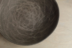 Brown and white decorative platter/bowl