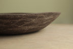 Brown and white decorative platter/bowl