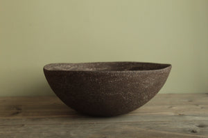 Brown and white decorative bowl
