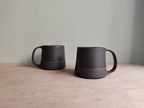 300/400ml Black on black mug