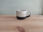 Load image into Gallery viewer, Black and white espresso cup
