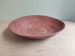 Red decorative platter / bowl