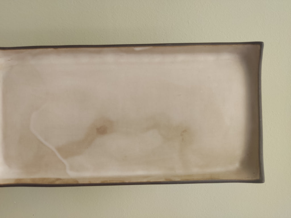 Rectangular serving platter - cream white