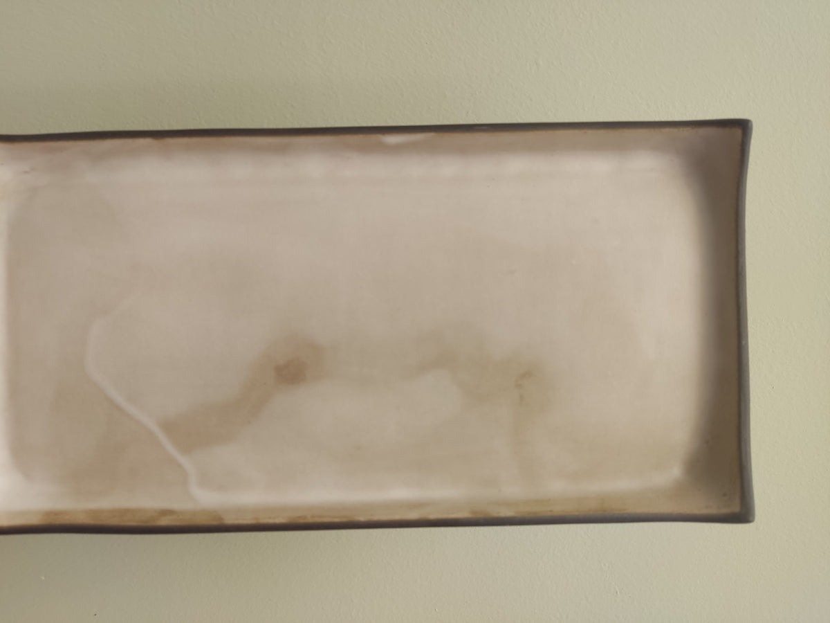 Rectangular serving platter - cream white