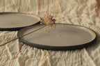 Cream white plate
