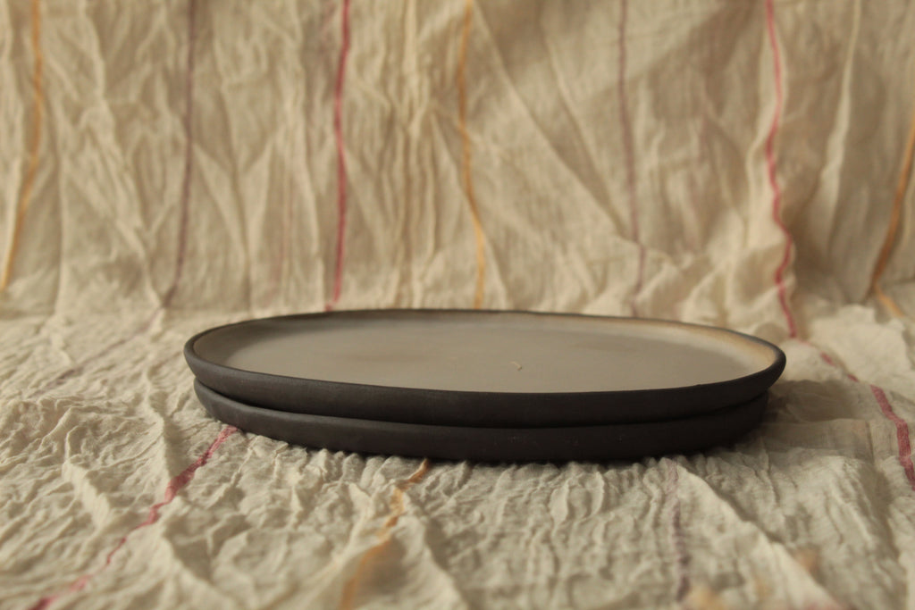 Cream white plate
