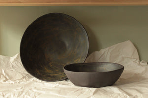 Decorative black bowls - Penteli bowls