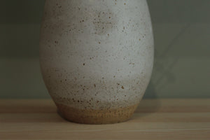 White speckled vase - small