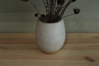 White speckled vase - small