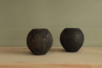 Small black vase