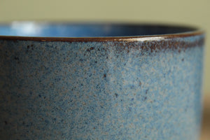 Blue rounded mug